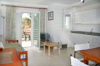 Piso con terraza en Pto Pollensa - Sal�n