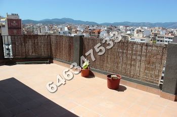 Se alquila �tico en calle Manacor zona Bingo Rosales - Terraza