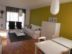 Alquila apartament en Ares con jard�n y piscina.